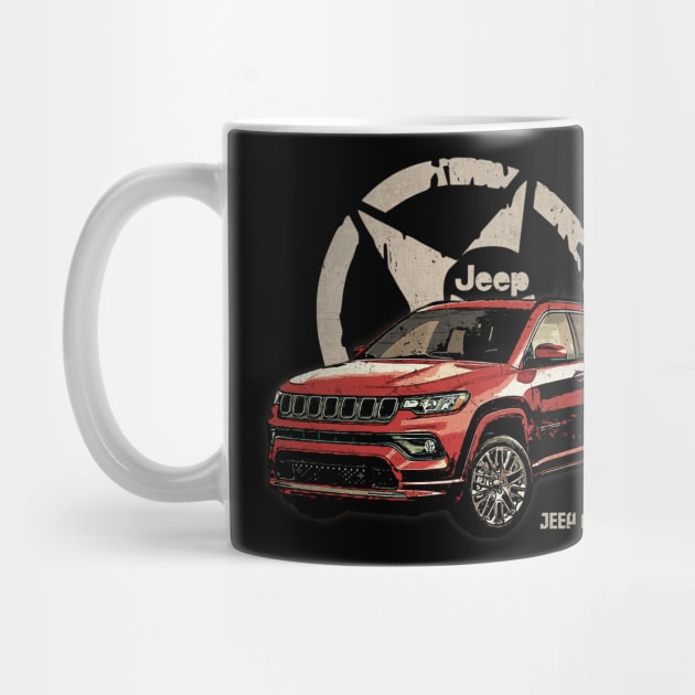 Jeep Compass JEEP White Star by ElenaBerryDesigns